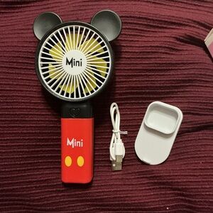 Mini MICKEY MOUSEVHandheld Fan with USB Charger